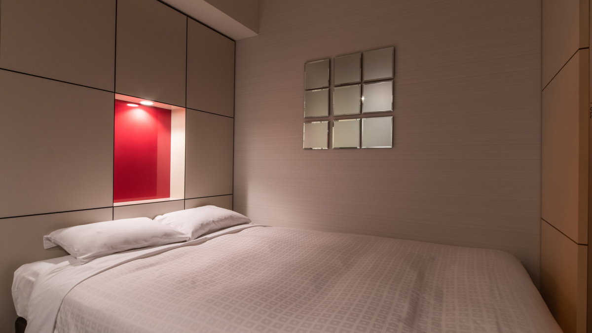 Single / Semi-double room, Stylish type bed