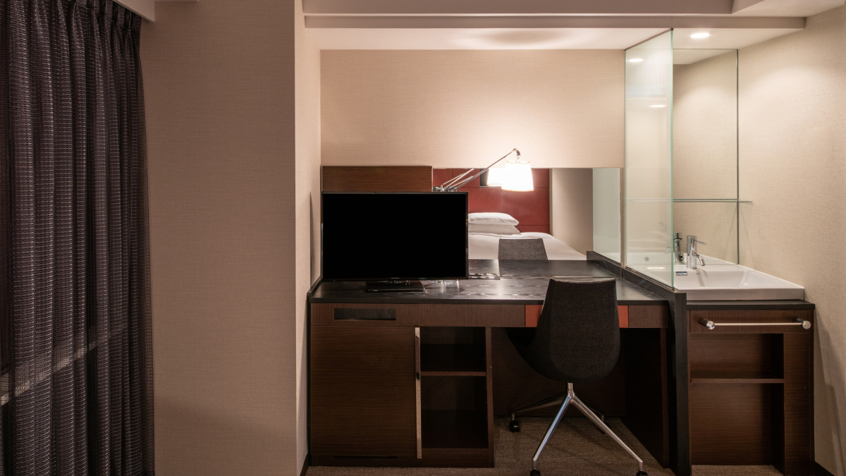 Hollywood Twin Room, Stylish Type Desk: Night View