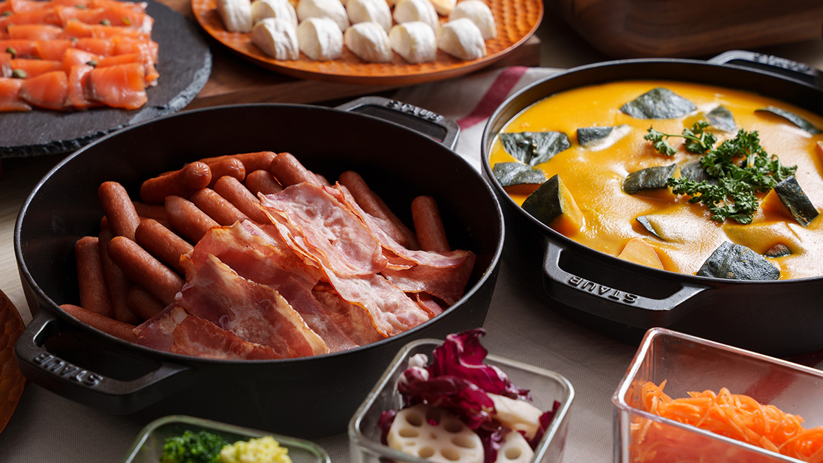 香肠＆培根・南瓜汤等