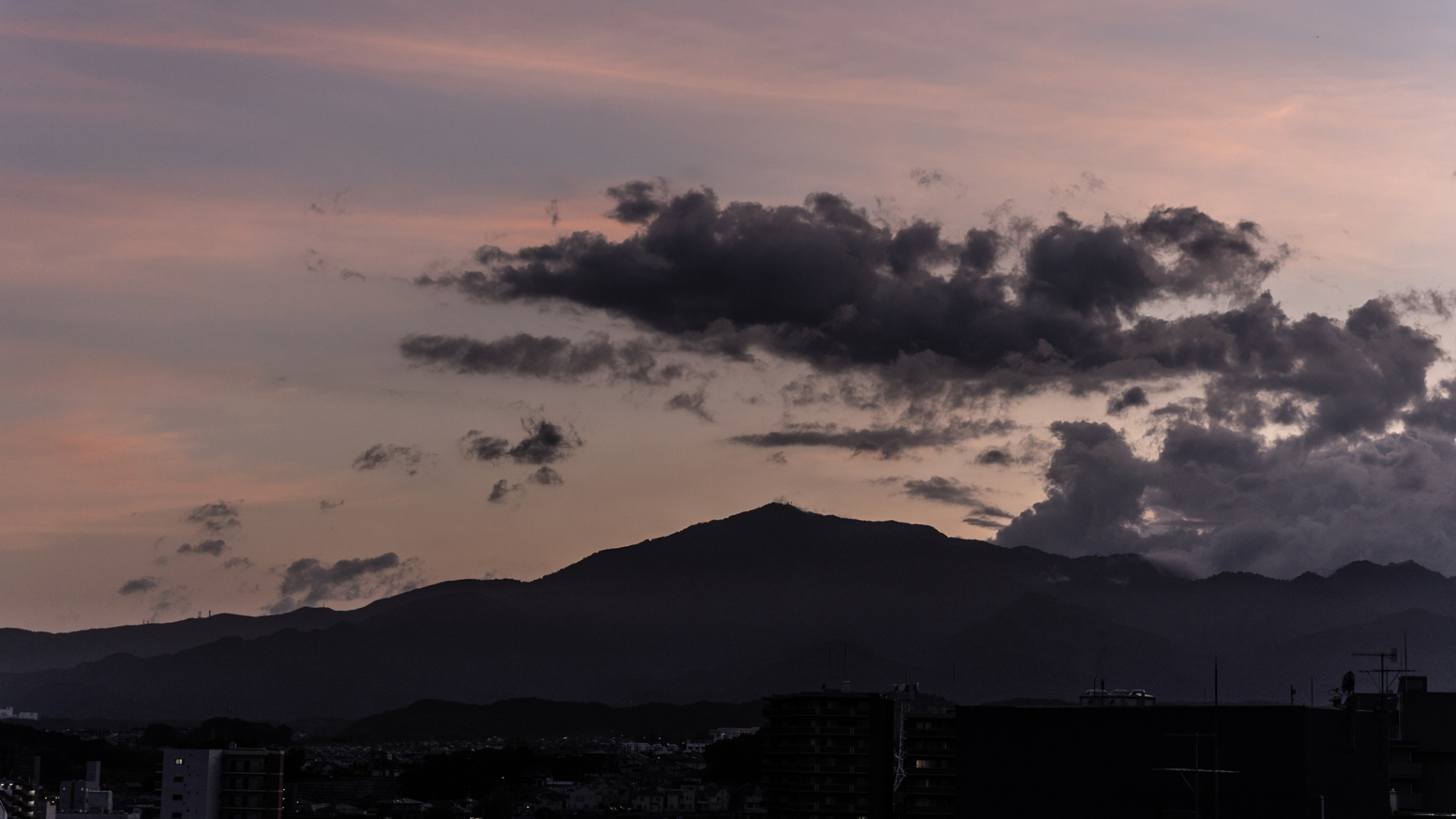 Sunset at Mt.Oyama