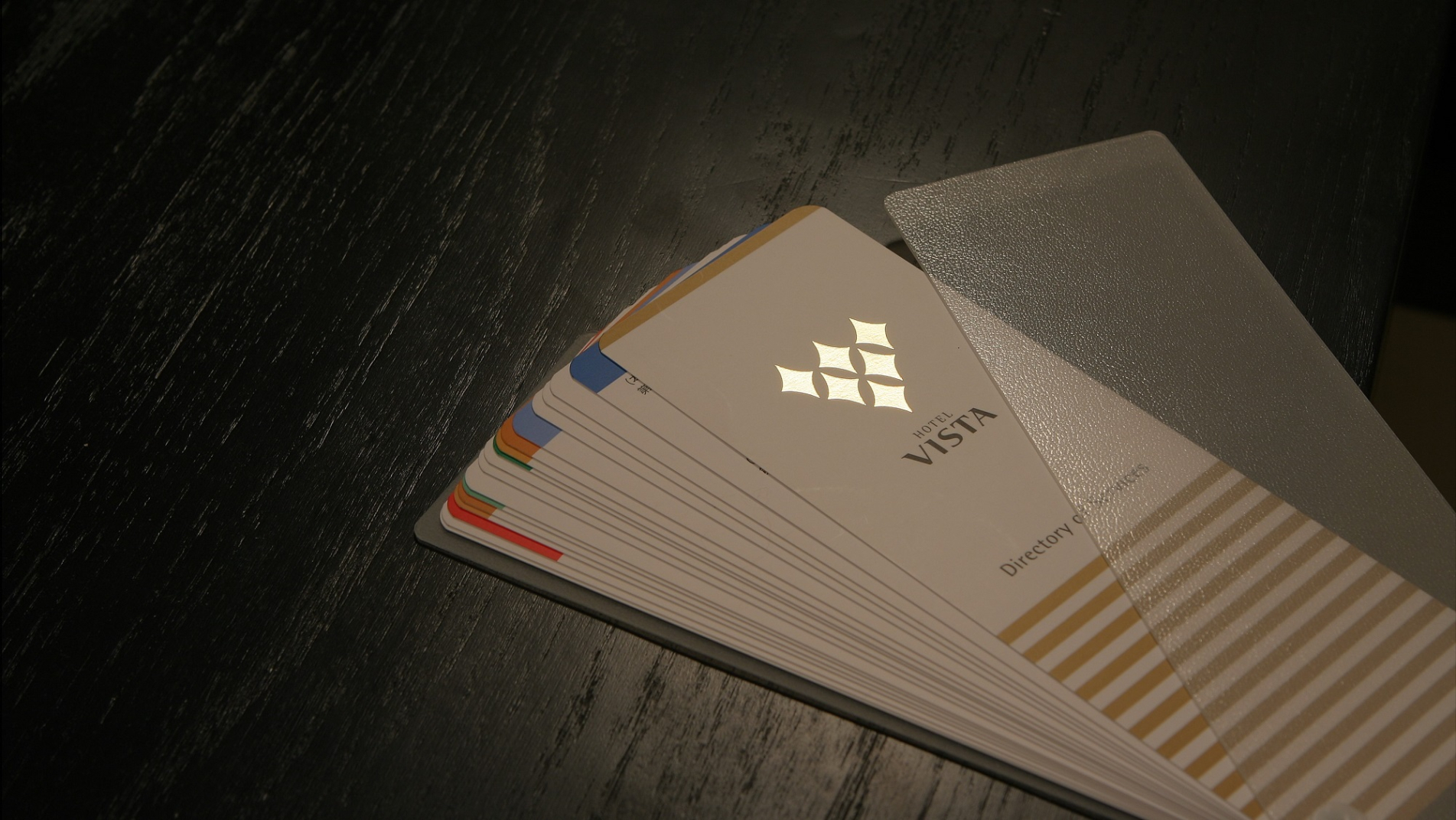 ビスタのカードキーケースが置かれている写真