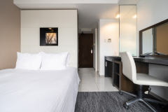 经济双人房间／从房间后面看进门的樣子