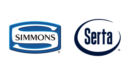 Simmons and Serta logos