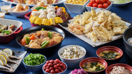 Japanese and Western Buffet Plate