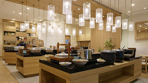 Dining area at Vista Café